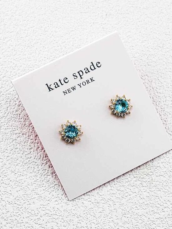 Kate Spade Jewelry - Kate Spade Crystal Inlaid Stud Earrings